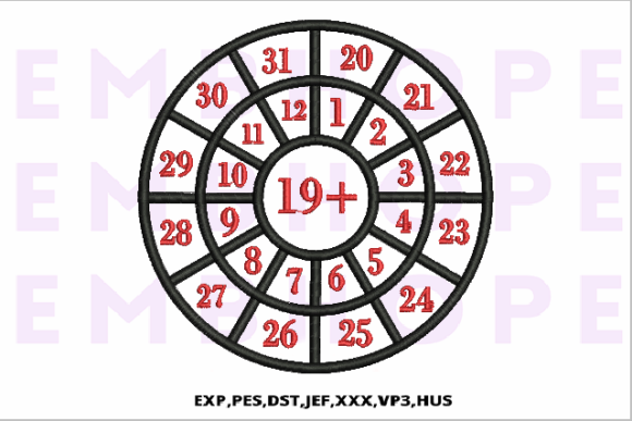 Addition Wheel 19: A Smart Embroidery Design for Branded Merch