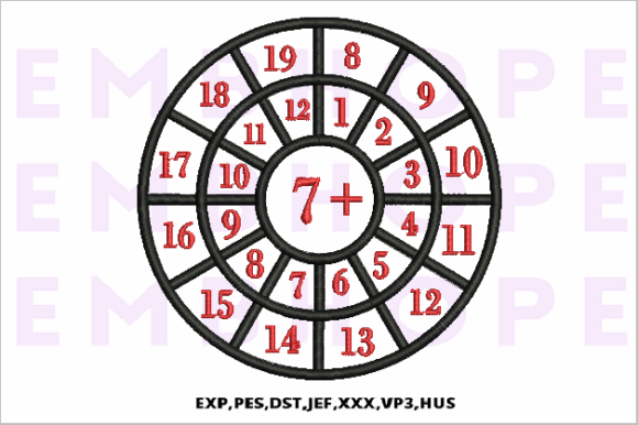 Addition Wheel 7: A Seasonal Embroidery Review
