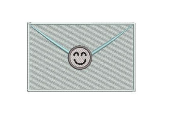 Envelope with Happy Post Seal: A Charming Touch for Personalized Embroidery Gifts