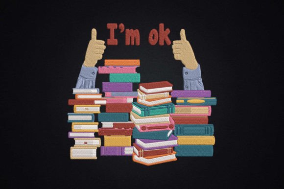 I'm OK: A Book Lover's Embroidery Review