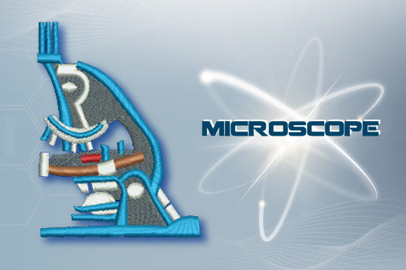 Microscope Embroidery: A Seasonal Science-Inspired Design