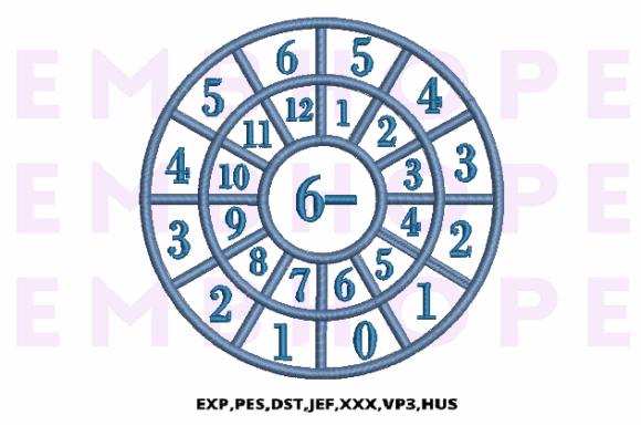 Minus Wheel 6 – A Bright, Playful Design for Math Lovers