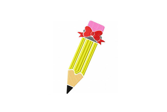 Pencil with Bow: A Seasonal Embroidery Review