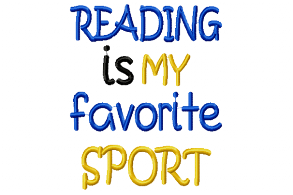 Reading is My Favorite Sport: A Designer’s Review for Gift Embroidery