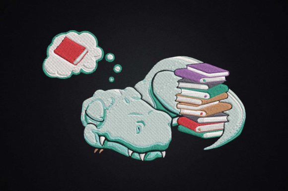 T. Rex Dinosaur Loves Reading Books