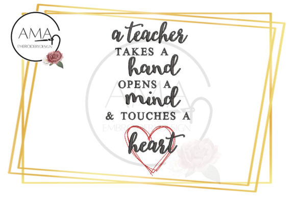Teacher Appreciation Quote: A Heartfelt Design for Handmade Success